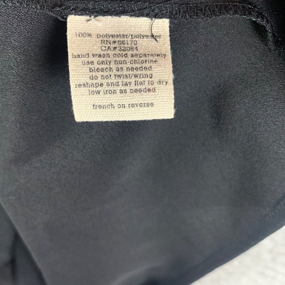 Pins and Needles Women's‎ Black Babydoll Tie Neck Tunic Top Dress Size L 8466 - Picture 5 of 8